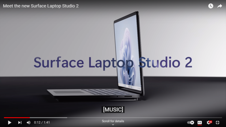 Unveiling the New Surface Laptop Studio 2 from HPI.