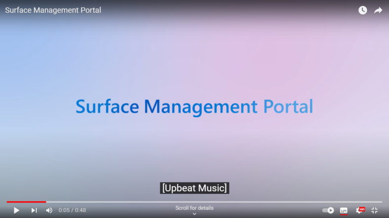 Surface Management Portal