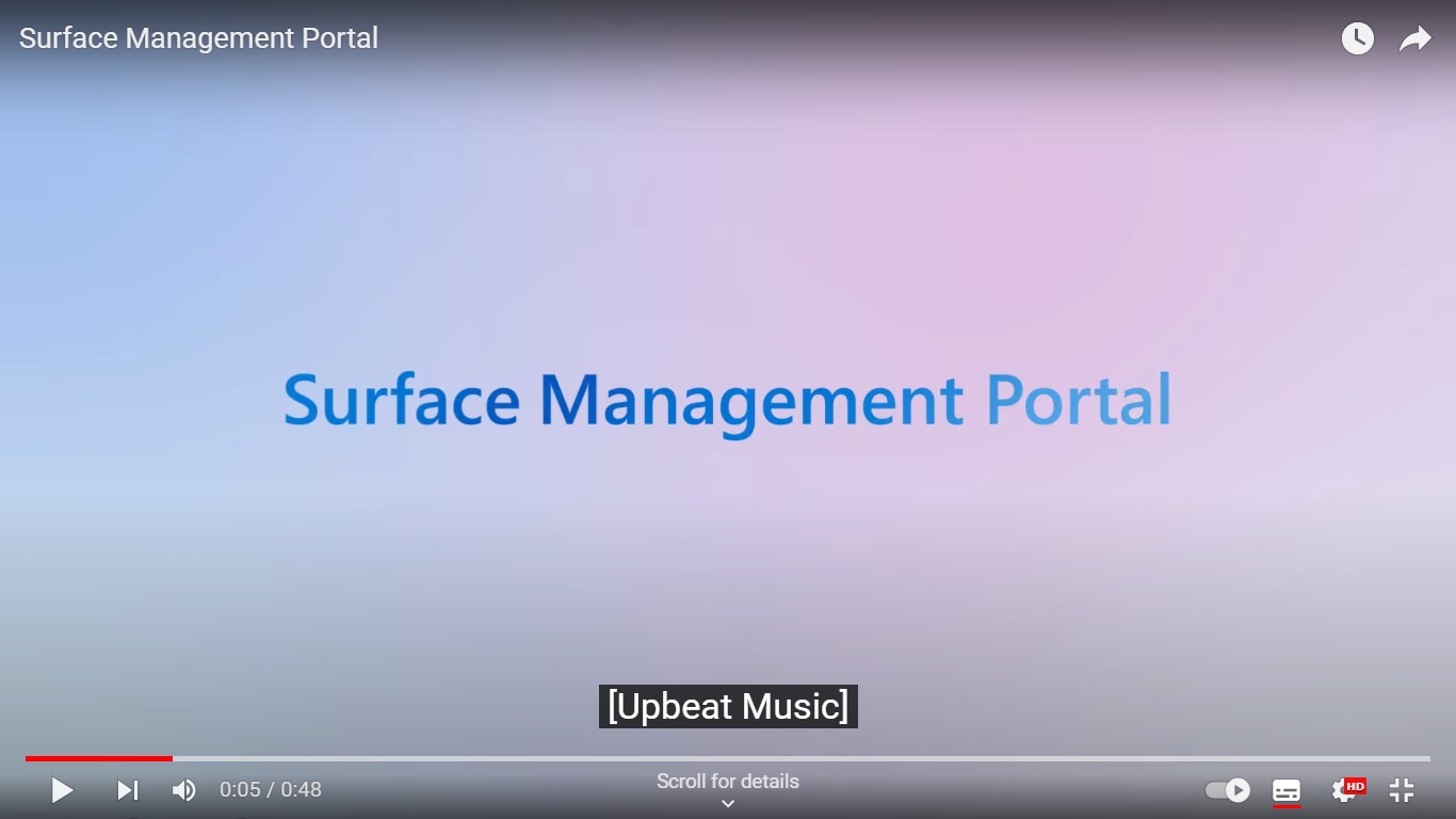 Surface Management Portal